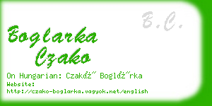 boglarka czako business card